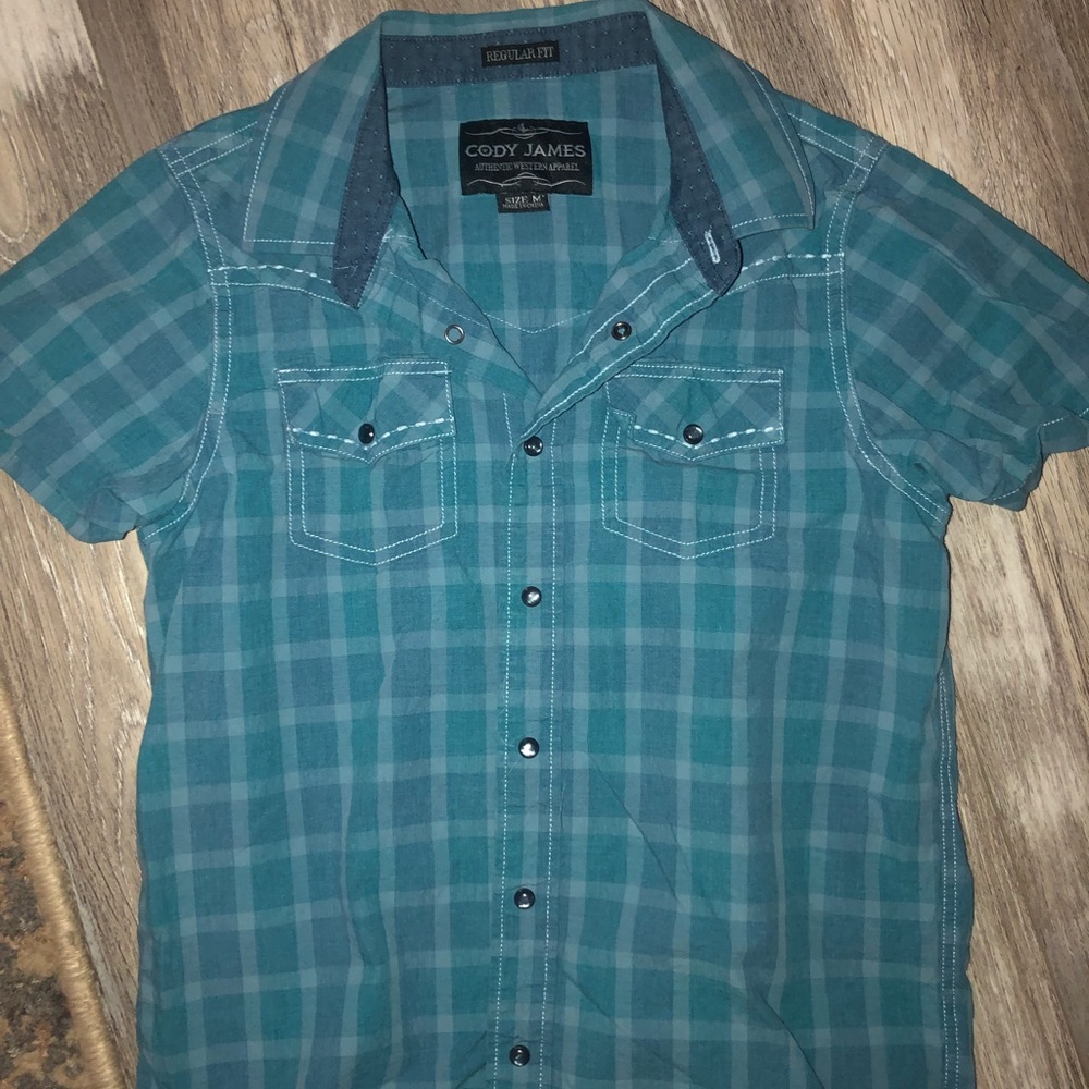 Boys pearl snap shirt